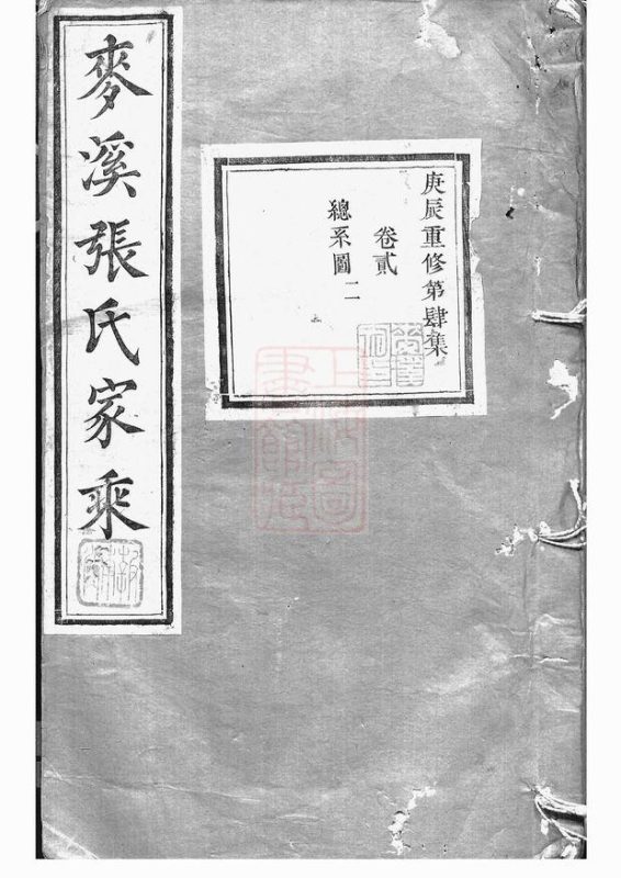 江苏丹阳麦溪张氏家乘（报本堂）-噜噜咕
