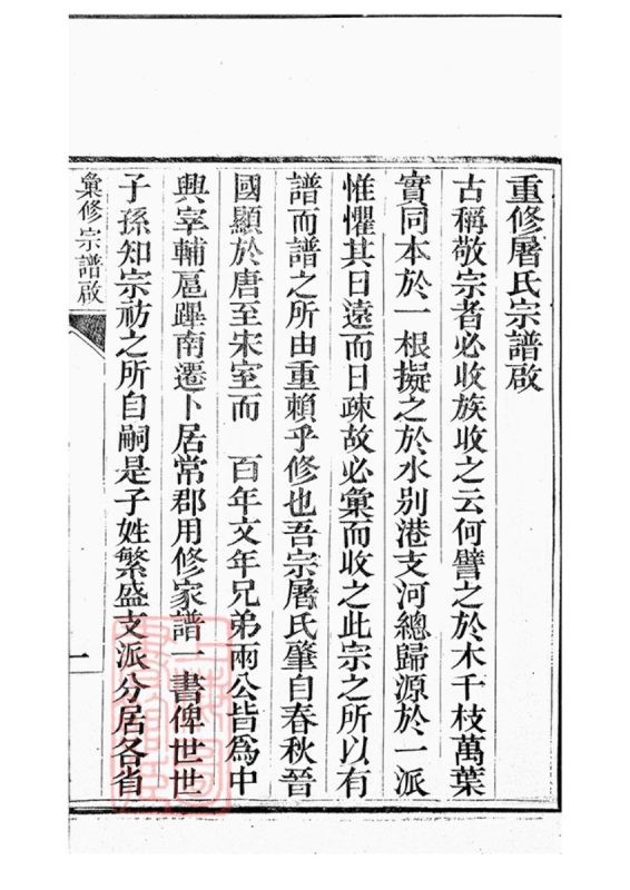 屠氏族谱（洞庭、浙江两支汇修谱）-噜噜咕