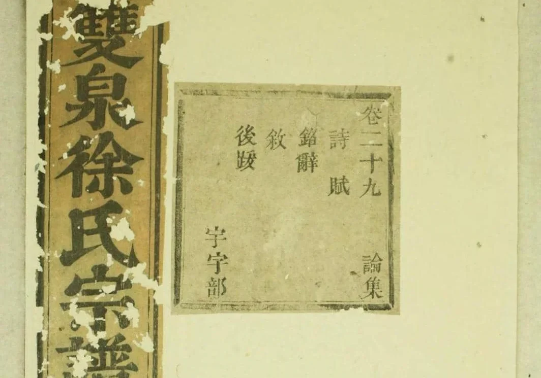 浙江东阳双泉徐氏宗谱PDF下载-噜噜咕