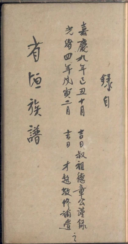 广东佛山南海区桥东钟氏谱-噜噜咕