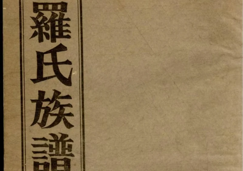 广东佛山高明罗氏族谱-噜噜咕