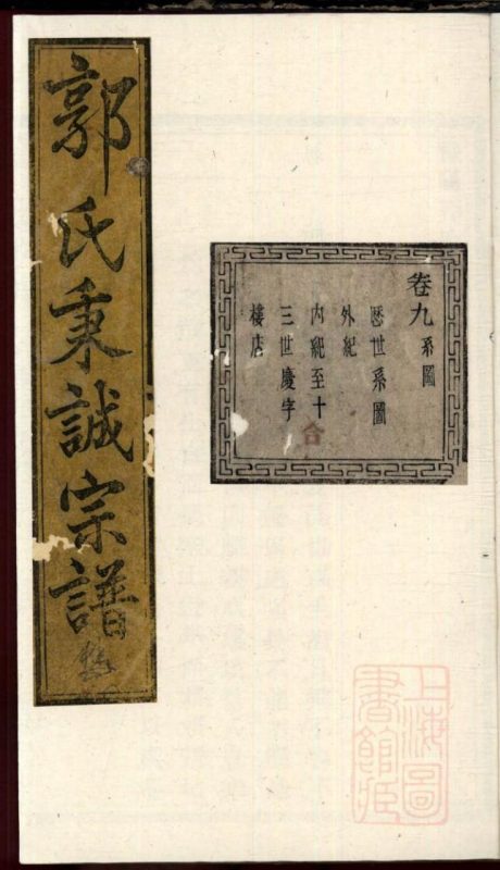 浙江诸暨暨阳郭氏秉诚宗谱（忠武堂）-噜噜咕