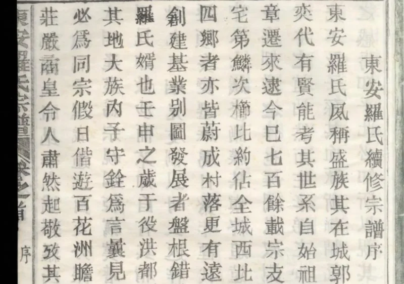 浙江杭州富阳东安罗氏宗谱（惇叙堂）-噜噜咕